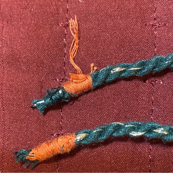 Soft Surroundings Embroidered/Beaded Emerald Shira Peasant Top- Petite Medium - Picture 9 of 12